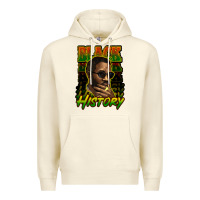 Sandshell Black history afro man Premium Hoodie - HowdyJamesFarm