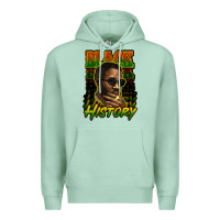 Seafoam Black history afro man Premium Hoodie - HowdyJamesFarm