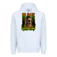 White Black history afro man Premium Hoodie - HowdyJamesFarm