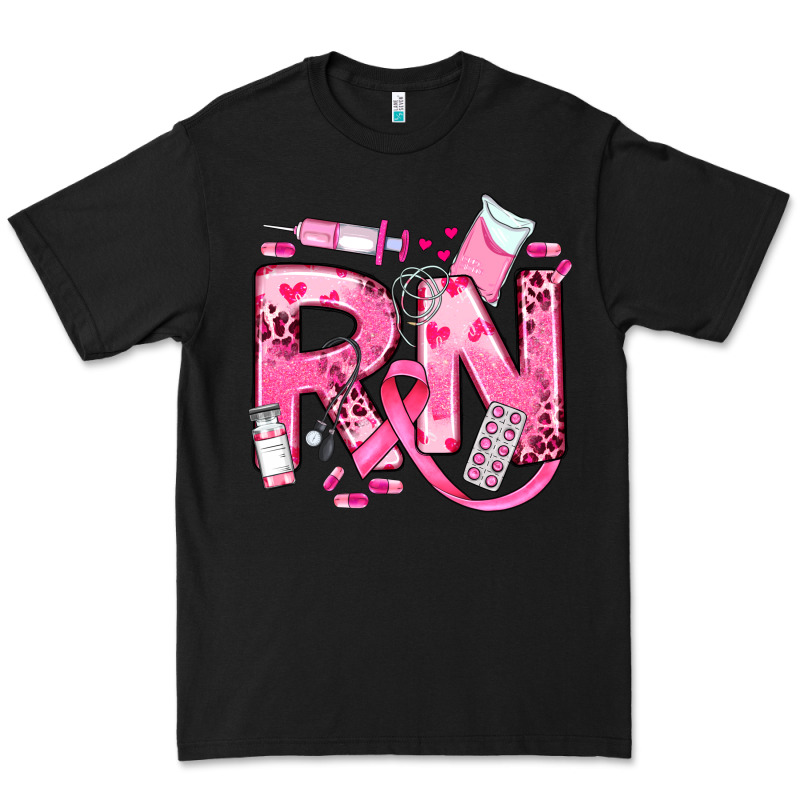 Breast Cancer Rn Registered Nurse Premium Tee by JahusDesignShop | Teevron