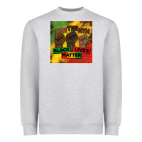 Heather Grey juneteenth black lives matter mug  coaster Heavyweight Sweatshirt - BarkalooDesign