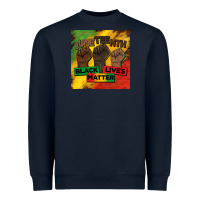 Navy juneteenth black lives matter mug  coaster Heavyweight Sweatshirt - BarkalooDesign