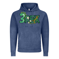 Vintage Denim three rex Vintage Hoodie - MaliasSmallBusiness