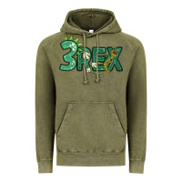 Vintage Olive three rex Vintage Hoodie - MaliasSmallBusiness
