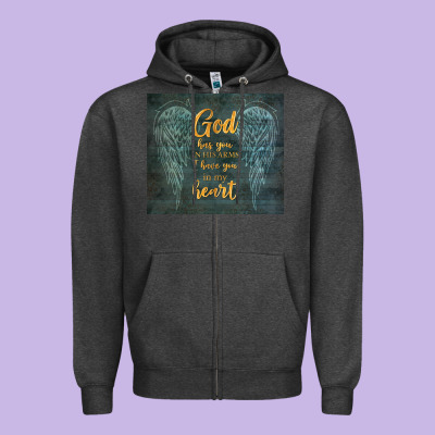 I Have You In My Heart Zipper Hoodie Designed By Tumblerdesignbyshophia