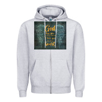 Heather Grey i have you in my heart Zipper Hoodie - TumblerDesignByShophia