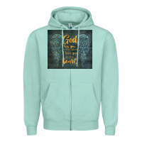 Seafoam i have you in my heart Zipper Hoodie - TumblerDesignByShophia