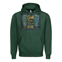 Sports Green i have you in my heart Zipper Hoodie - TumblerDesignByShophia