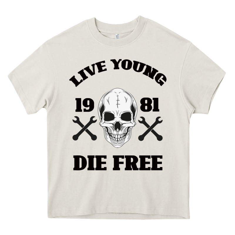 Live Young Die Free Heavy Core Tee by Bettercallsaul | Teevron
