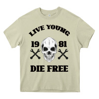 Mossy Live Young Die Free Heavy Core Tee - Bettercallsaul