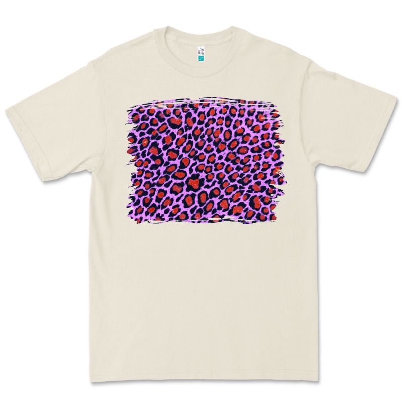 Lilac Leopard With Red Glitter Premium Tee by Artiststas | Teevron