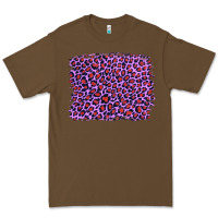 Cacao lilac leopard with red glitter Premium Tee - Artiststas