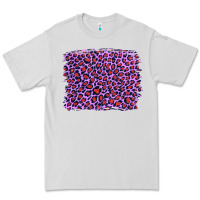 Dove Grey lilac leopard with red glitter Premium Tee - Artiststas