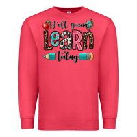 Cardinal y'all gonna learn today Premium Sweatshirt - OliviaCreatesArt
