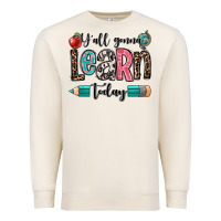Sandshell y'all gonna learn today Premium Sweatshirt - OliviaCreatesArt