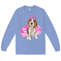 Colony Blue balerina beagle with tutu Long Sleeve Tee - RanaPortraitStore