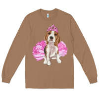 Toasted Coconut balerina beagle with tutu Long Sleeve Tee - RanaPortraitStore