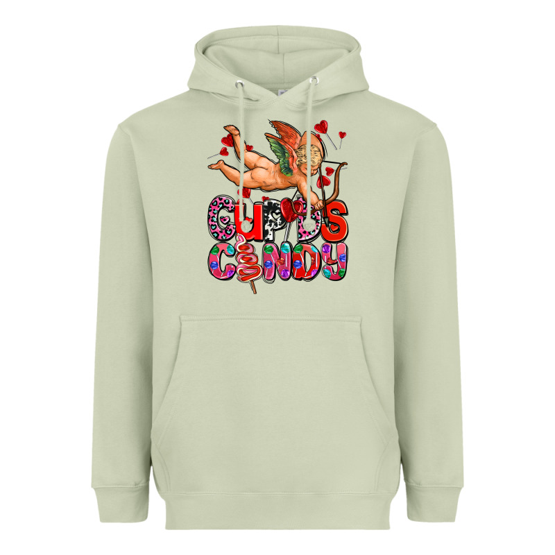 Cupids Candy Olivia Heavyweight Hoodie by OliviaCreatesArt | Teevron