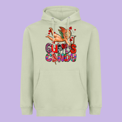 Cupids Candy Olivia Heavyweight Hoodie Designed By Oliviacreatesart