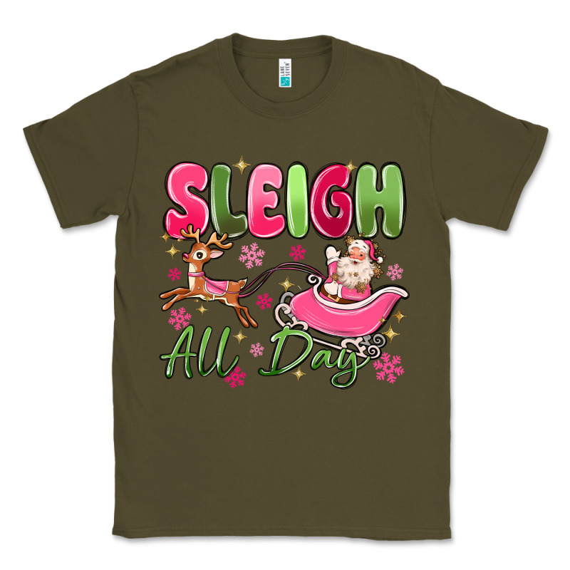 Sleigh All Day Classic Tee by MaliasSmallBusiness | Teevron