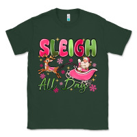 Sports Green sleigh all day Classic Tee - MaliasSmallBusiness
