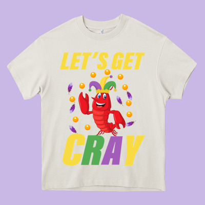 Let's Get Cray Heavy Core Tee Designed By Bettercallsaul