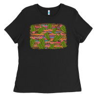 Black cinco de mayo cactus Ladies Tee - Artiststas