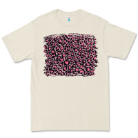 Bone pink leopard with pink glitter Premium Tee - Artiststas