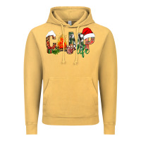Vintage Mustard christmas camp life Vintage Hoodie - NancyCooperArtShop