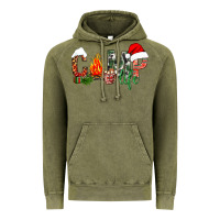 Vintage Olive christmas camp life Vintage Hoodie - NancyCooperArtShop