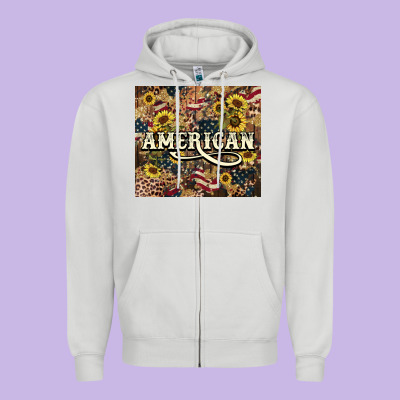 American Tumbler 4th Of July Zipper Hoodie Designed By Howdyjamesfarm