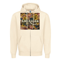 Sandshell American tumbler 4th of july Zipper Hoodie - HowdyJamesFarm