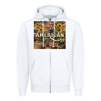 White American tumbler 4th of july Zipper Hoodie - HowdyJamesFarm