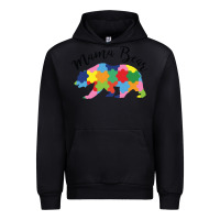 Black mama bear Urban Hoodie - CowhideDigitalArt
