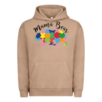 Pigment Burro mama bear Urban Hoodie - CowhideDigitalArt