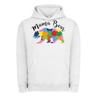 Pigment Lunar Rock mama bear Urban Hoodie - CowhideDigitalArt