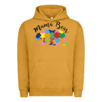 Pigment Peanut Butter mama bear Urban Hoodie - CowhideDigitalArt