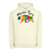 Pigment Pistachio mama bear Urban Hoodie - CowhideDigitalArt