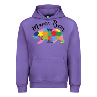Tulip mama bear Urban Hoodie - CowhideDigitalArt