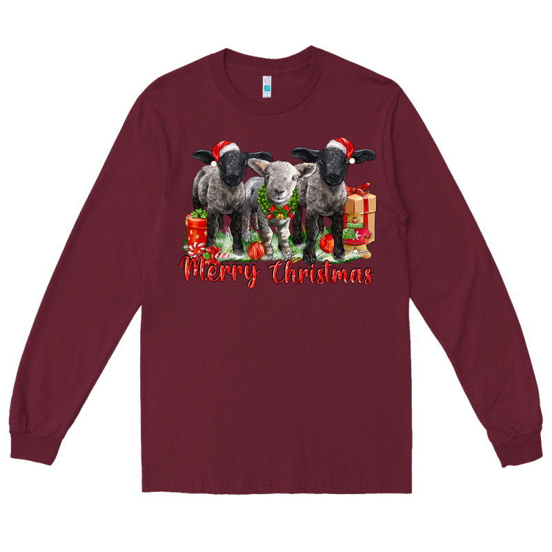 Merry Christmas Baby Sheeps Long Sleeve Tee by LillyAllenDesigns | Teevron