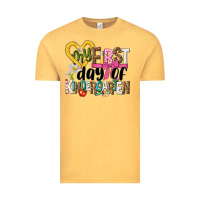 Vintage Mustard my first day of kindergarten Vintage Tee - NancyCooperArtShop