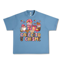 Pebble Blue cafecito y chisme Urban Heavy Tee - MaliasSmallBusiness
