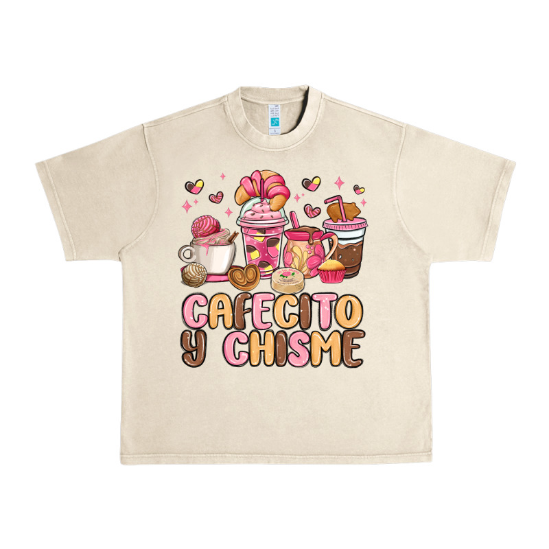 Cafecito Y Chisme Urban Heavy Tee by MaliasSmallBusiness | Teevron