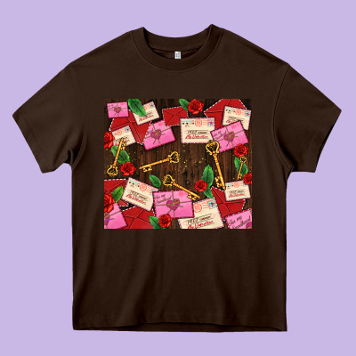 Love Letters Tumbler Heavy Core Tee Designed By Adodesignshop