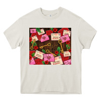 Cream love letters tumbler Heavy Core Tee - AdoDesignShop
