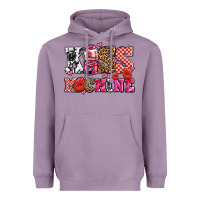 Lavender kiss machine with lips olivia Heavyweight Hoodie - OliviaCreatesArt