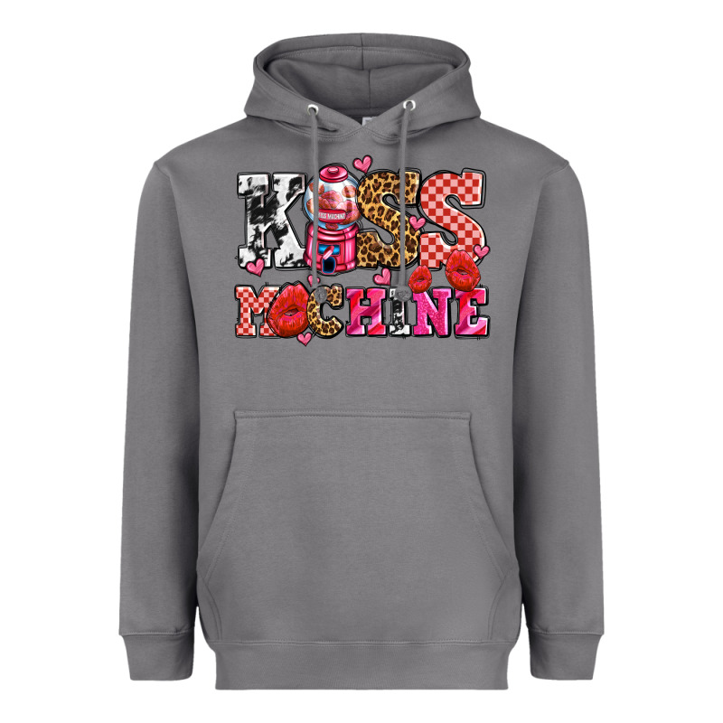 Kiss Machine With Lips Olivia Heavyweight Hoodie by OliviaCreatesArt | Teevron