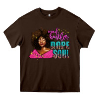Chocolate Brown mad hustler dope soul Heavy Core Tee - AdoDesignShop
