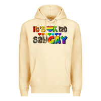Pina Colada It's okay to say Gay pride Premium Hoodie - CowGirlArtShop
