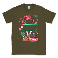 Army Green pink elf costom name and preview Classic Tee - MaliasSmallBusiness